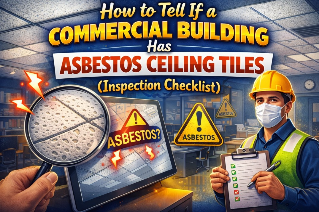asbestos ceiling tiles how to tell